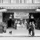 Exterior view of the entrance to the Allen Theatre in 1919.