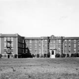 Front elevation of Assiniboia Hall taken in 1921.