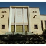 Exterior view of Beth Shalom Synagogue, captured in 2008. Photo by James Dow. Courtesy of the City of Edmonton Sustainable Development.