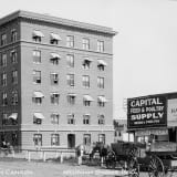 Historic view of Civic Block from around 1914.