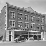 Photograph of Crawford Block, an important historical building in Edmonton.