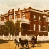Exterior view of the Edmonton Club, 1912.