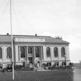 Exterior view of the Edmonton Public Library.