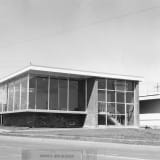 Exterior view of Glenora Substation, circa 1963.