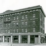 Hagmann Block exterior view, showcasing its architectural features.