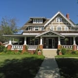 Exterior view of Holgate Residence in 2006, City of Edmonton Archives.