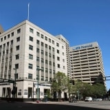 Imperial Bank of Commerce Building, 2007, front view. Photo by Lawrence Herzog. Courtesy of City of Edmonton Sustainable Development.