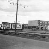 Photograph of the Lambton Block located at 111 Avenue and 97 Street in Edmonton, captured from the west in 1930.