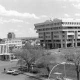 Exterior view of the Law Courts Building in Edmonton from 1978.