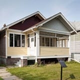 McTaggart Residence, 2008, front view. Photo by James Dow. Courtesy of COE Sustainable Development.