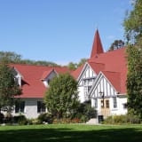 The Anglican Parish of Christ Church, 2013, exterior view of church and hall. Photo courtesy of Ann Hall.