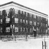 Exterior view of Westminister Apartments, built in 1913, located in Edmonton.
