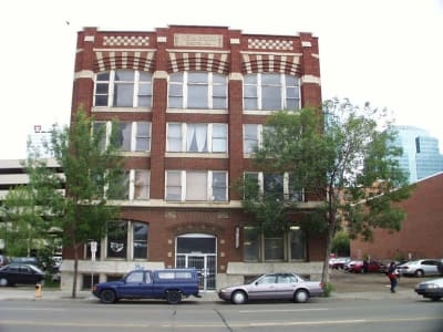 H.V. Shaw Building, 2001, front elevation. View of the building's exterior.