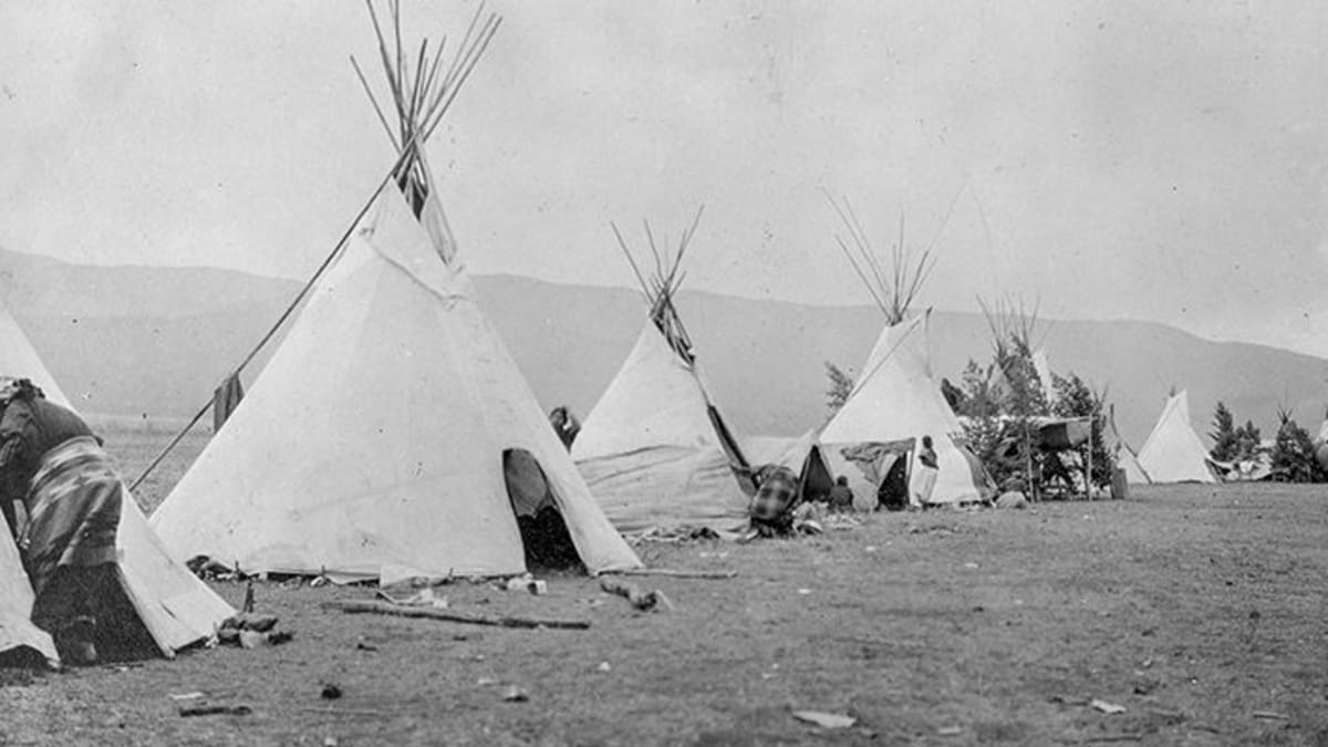 First Nations Camp, ca. 1905