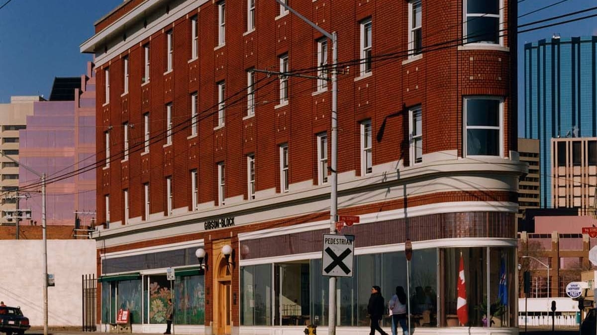 Gibson Block, 2007, side elevation. Photo by James Dow. Courtesy of COE Sustainable Development.
