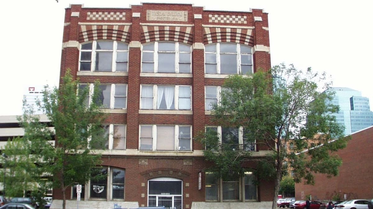 H.V. Shaw Building, 2001, front elevation. View of the building's exterior.