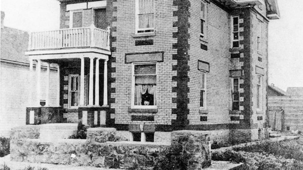 Exterior view of the John McNeill Residence, showcasing its unique architectural style.