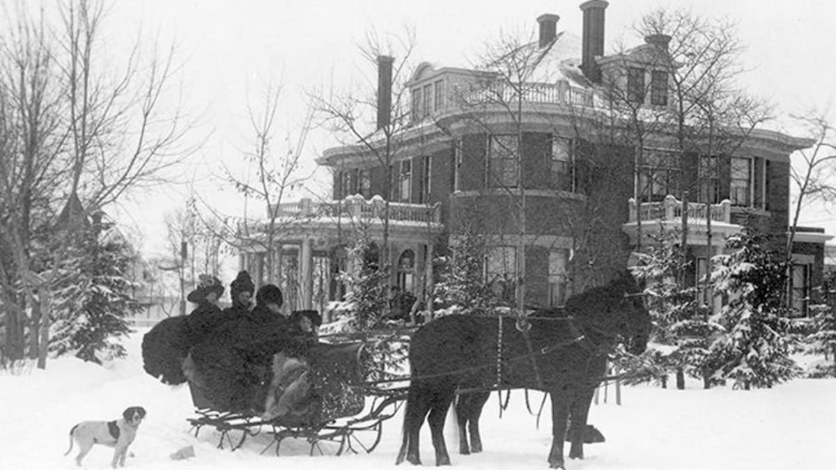 Exterior view of Secord House, a historical site in Edmonton.