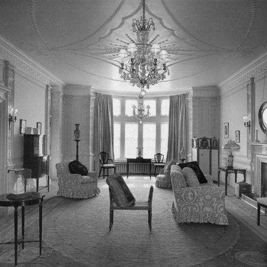 Government House, 1913, interior view of Drawing Room