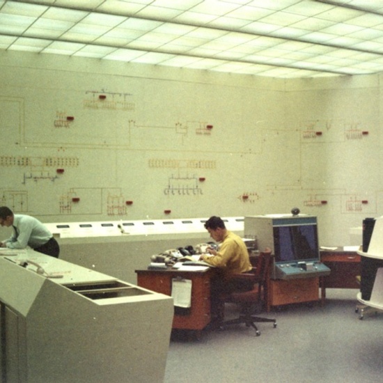 Edmonton Power Maintenance Building,1969, interior