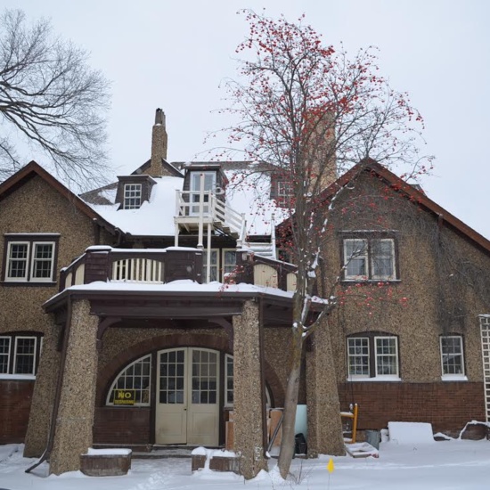 Westmount, member of Sims family outside West End Grocery