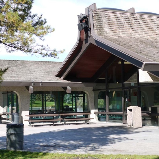 Mayfair Park Pavilions, 2013, side view