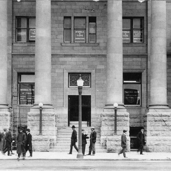 Imperial Bank - front detail