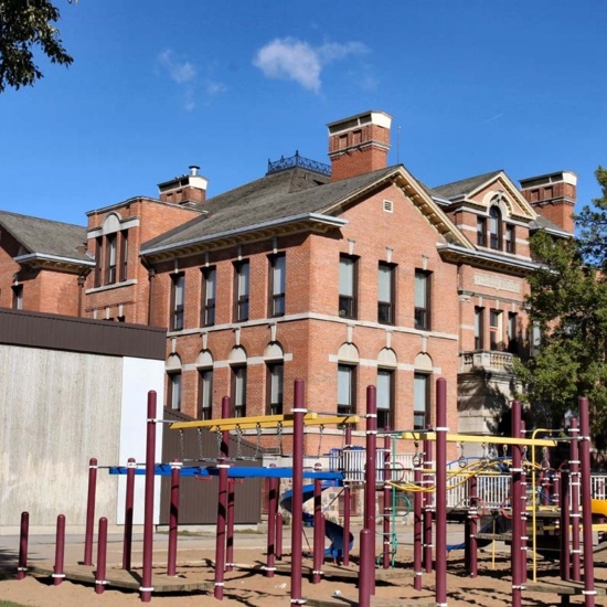 Norwood School, 2007, back elevation