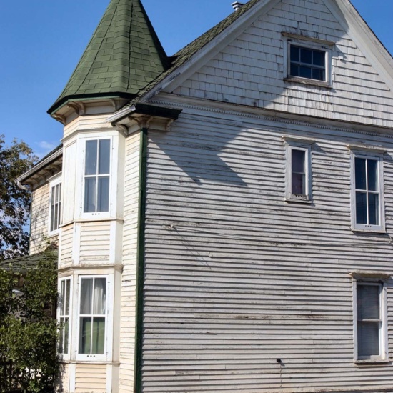 William Paskins Residence, 2007, side elevation detail