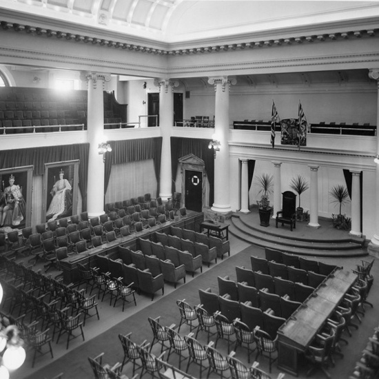 Alberta Legislature chamber, 1948